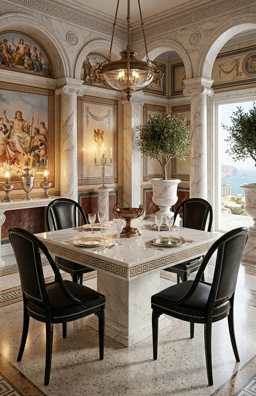 4 sillas thonet antiguas para restaurar en un elegante comedor