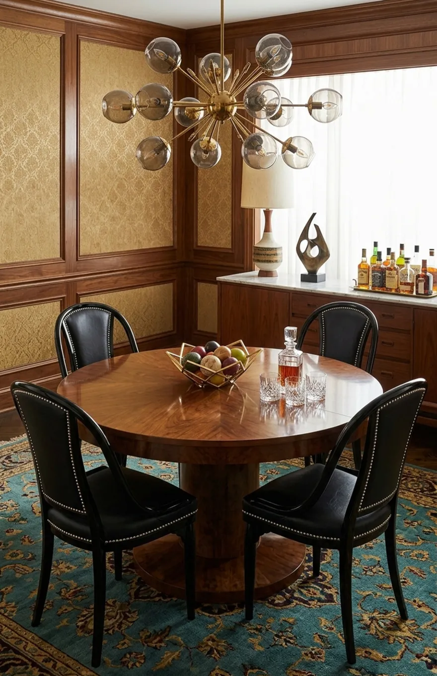 Ensemble de 4 chaises anciennes thonet à restaurer dans un environnement chaleureux.