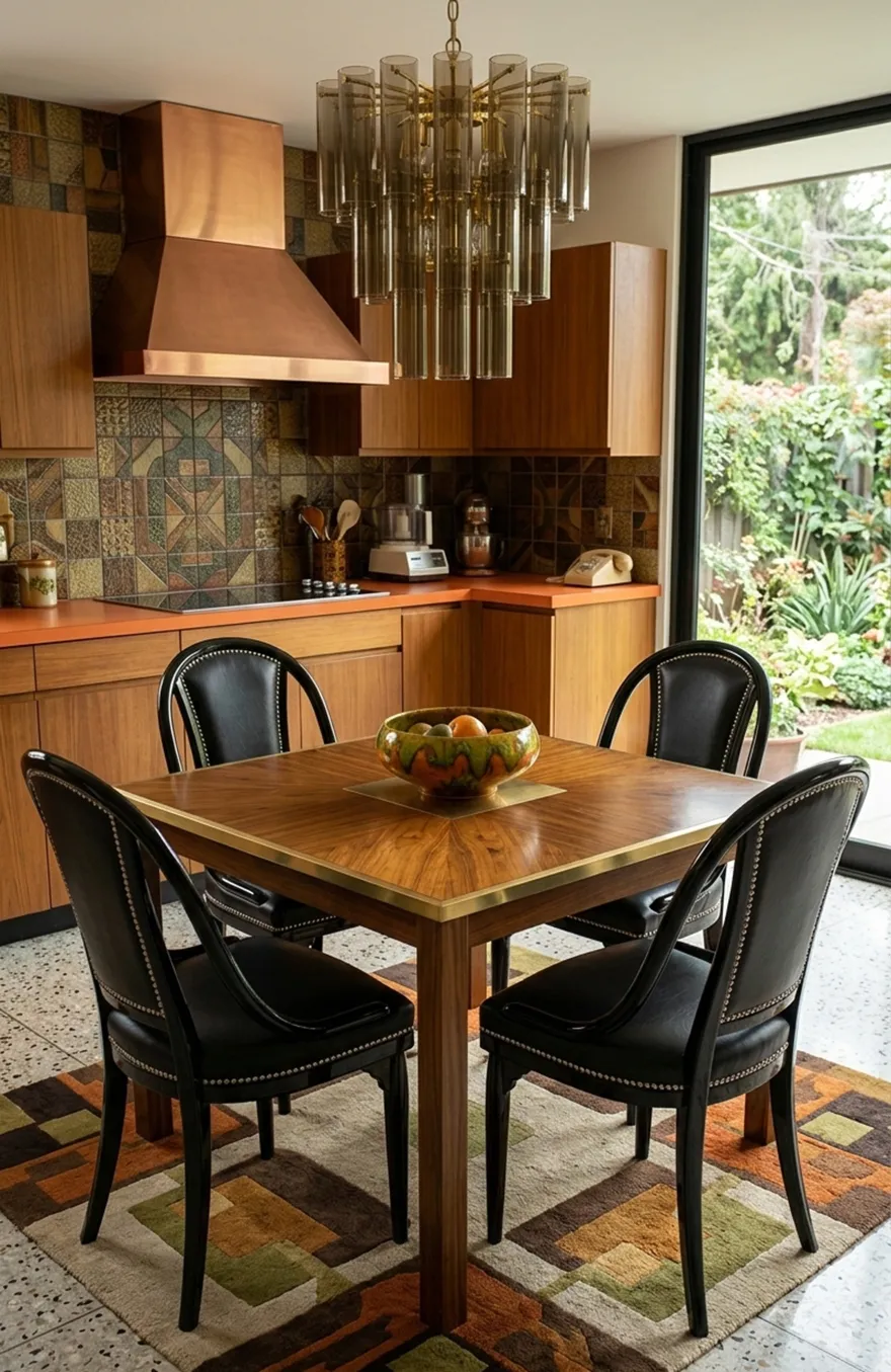 四把 thonet 椅子在古老的环境中，非常适合恢复