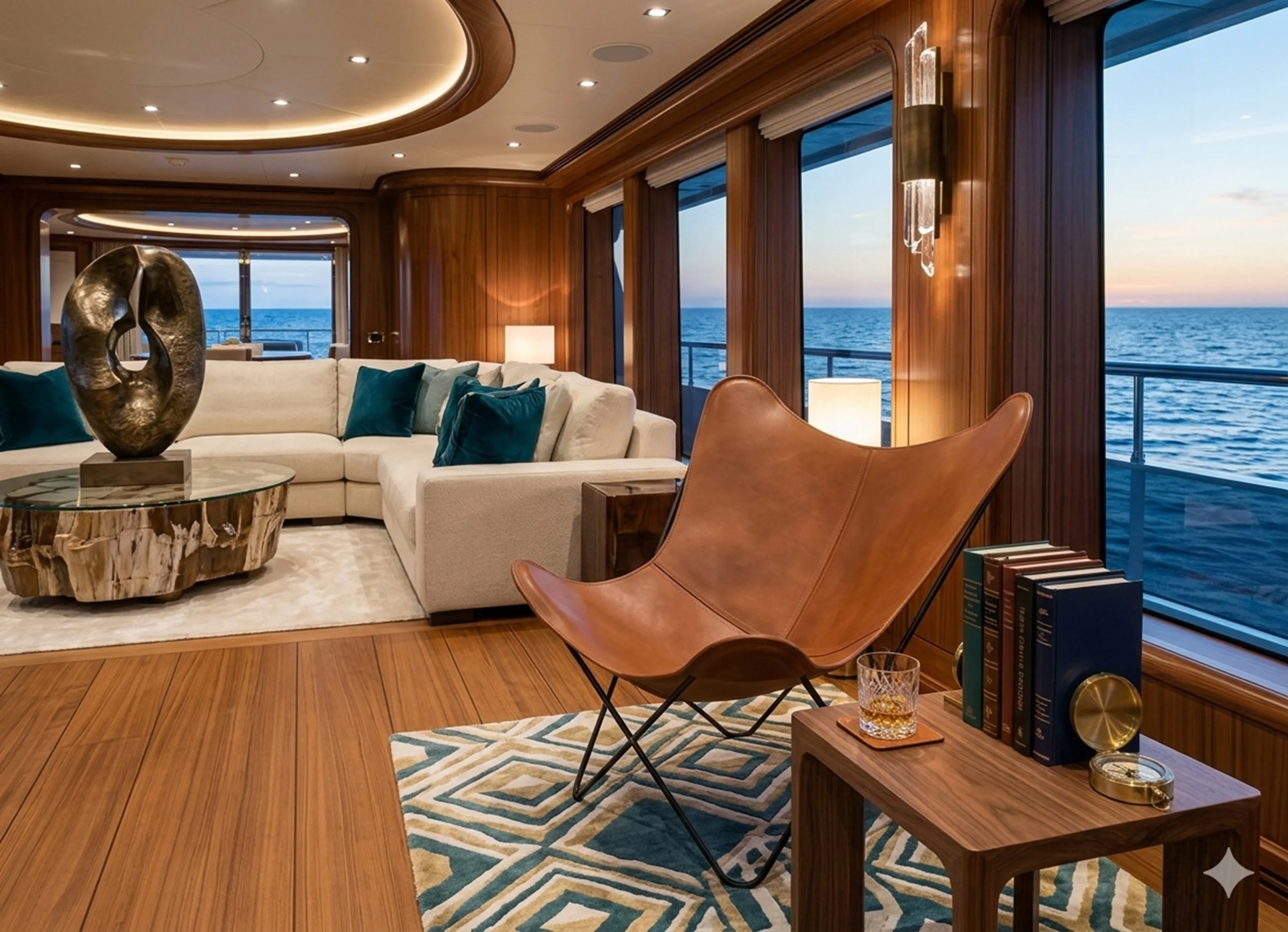 Poltrona antica BKF in un ambiente elegante