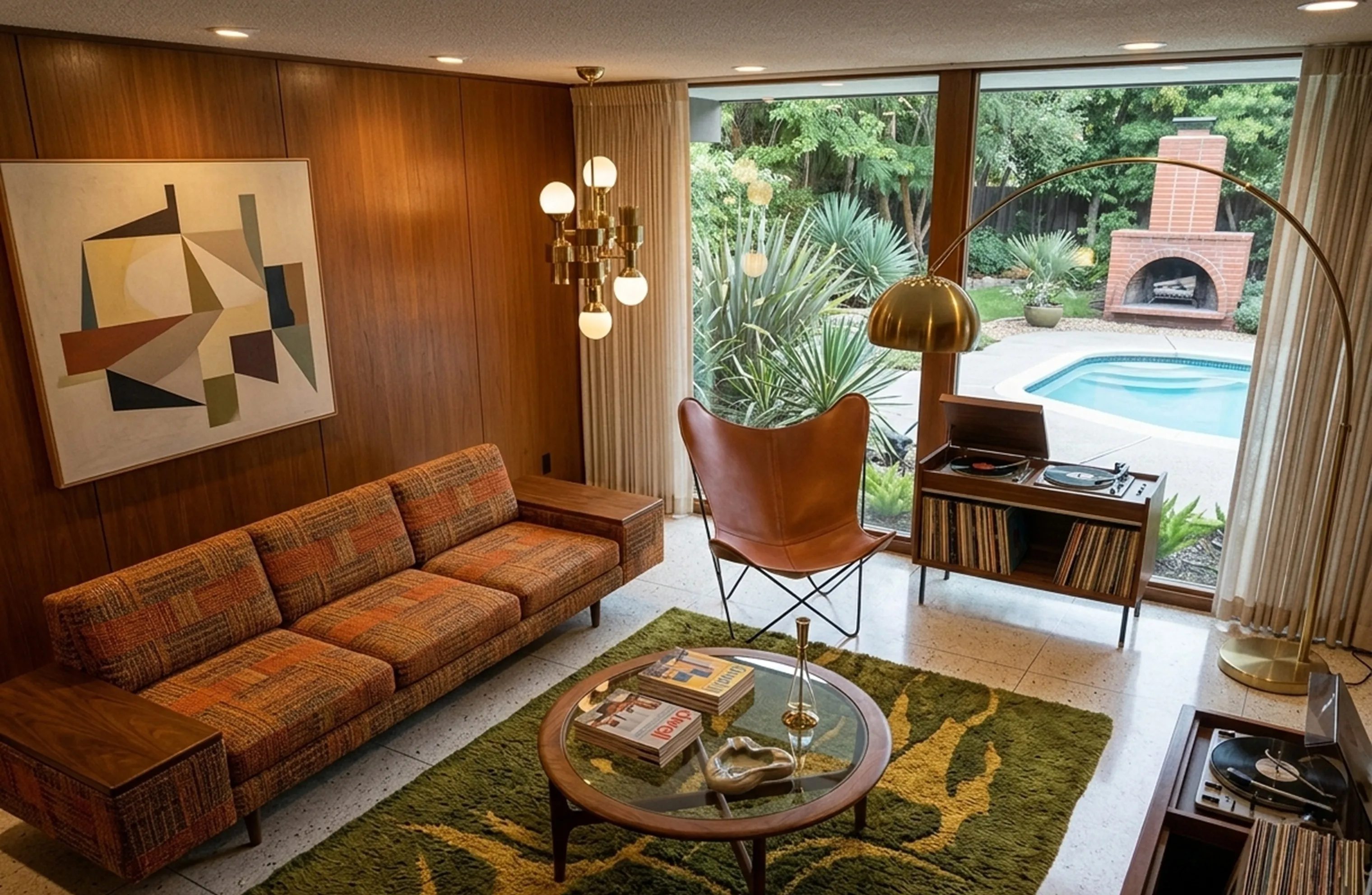 poltrona BKF antica con design contemporaneo in un ambiente accogliente