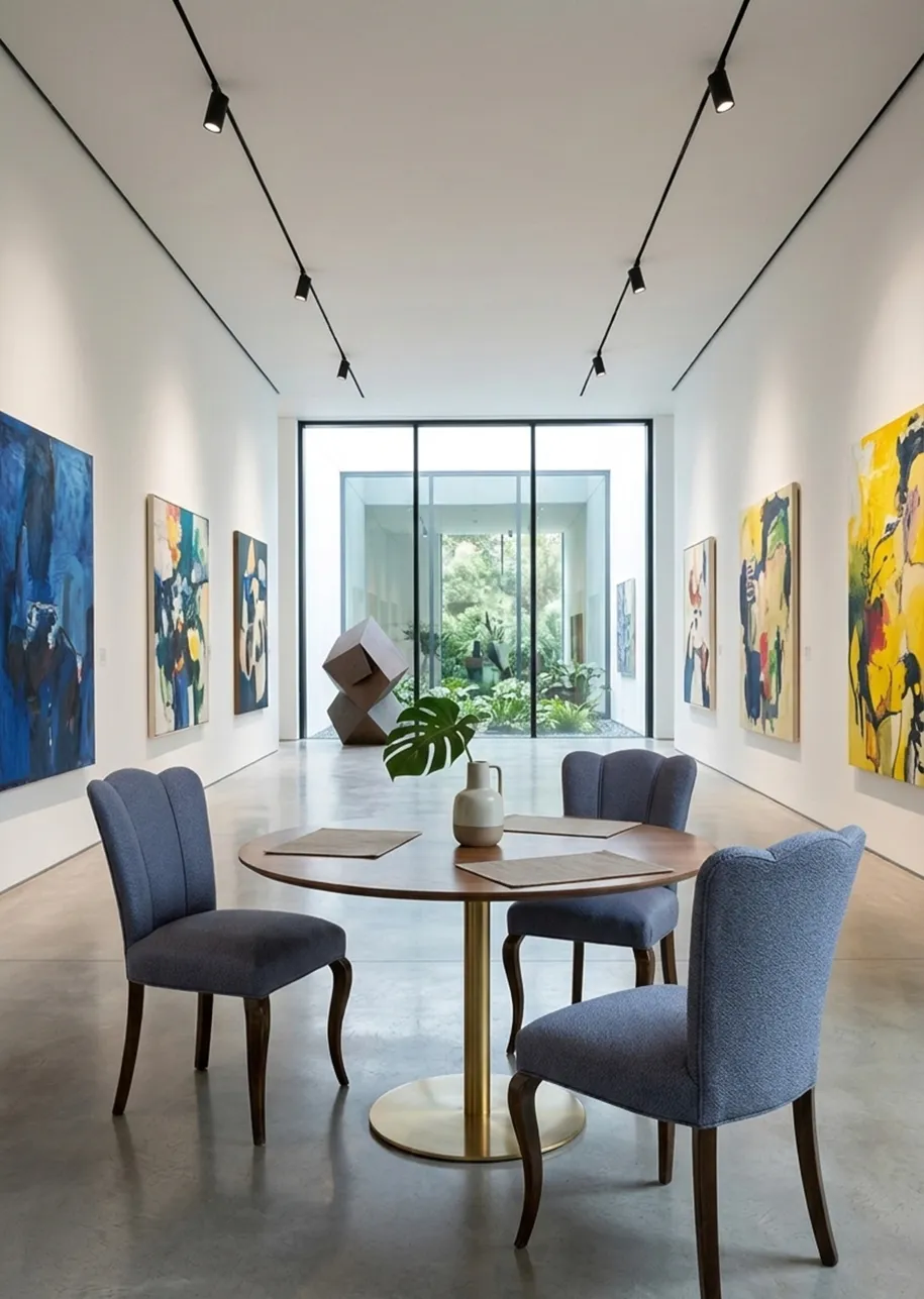 Tres sillas antiguas en un entorno moderno, listas para restaurar.