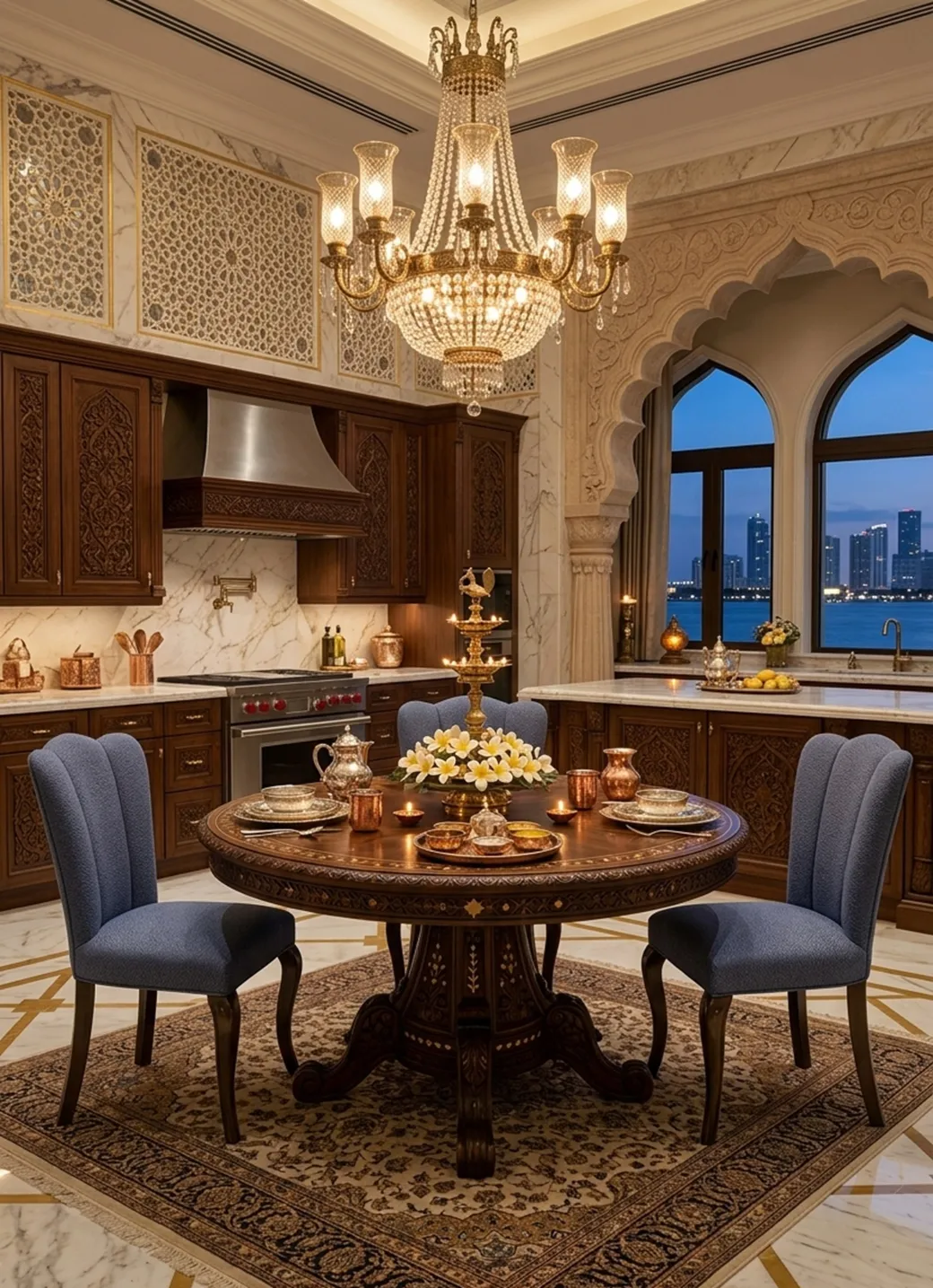 Trois chaises antiques à restaurer dans un cadre élégant