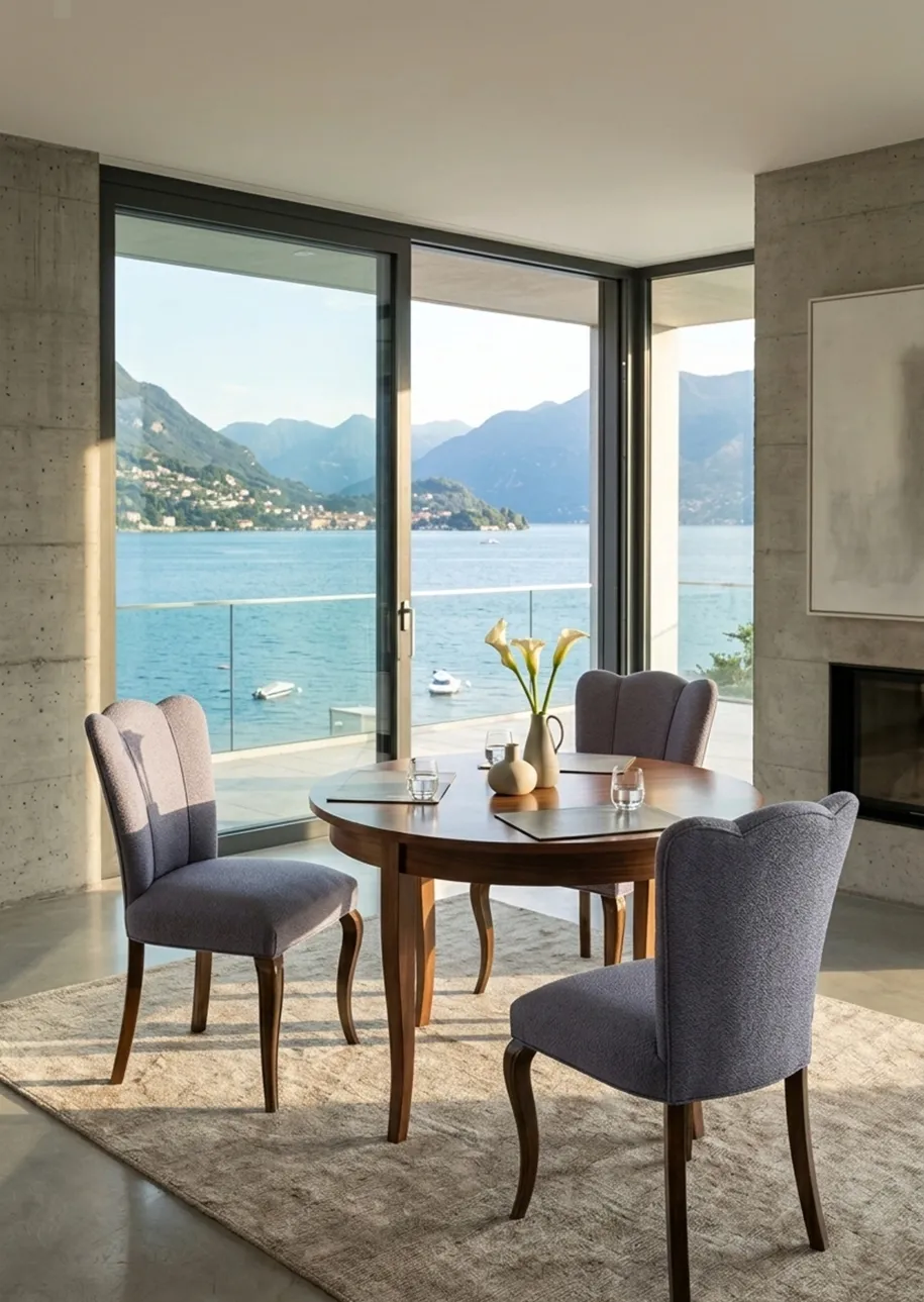 Three antique chairs to restore in a contemporary setting