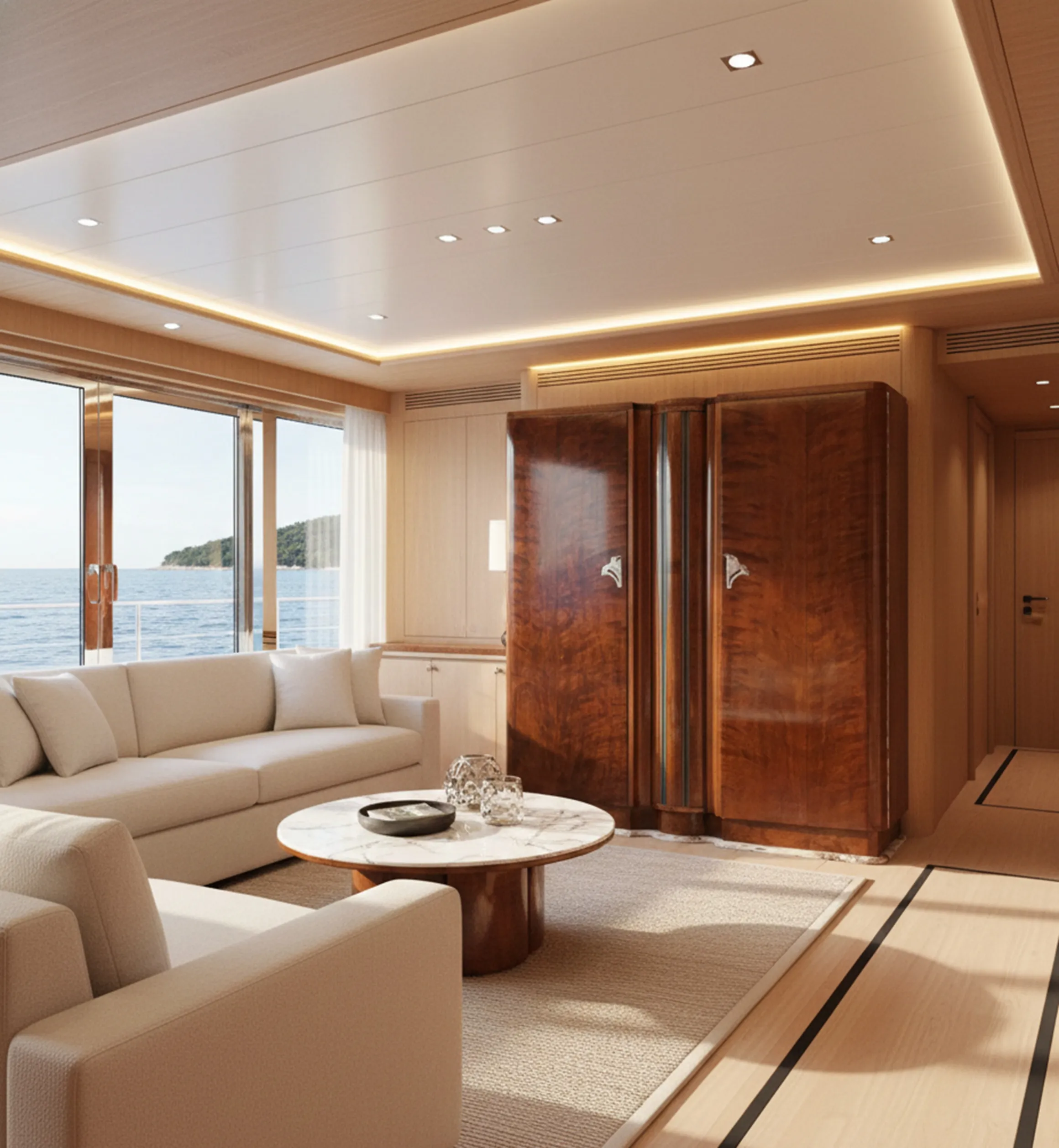 بار-قديم-مع-إضاءة، في بيئة أنيقة بجانب أريكة وطاولة