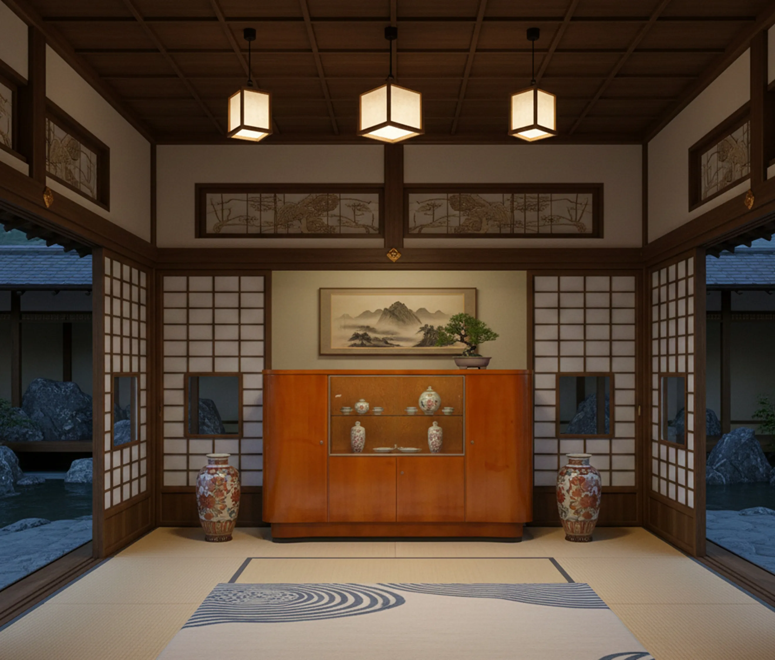 古董酒吧，装饰元素和温馨的环境。