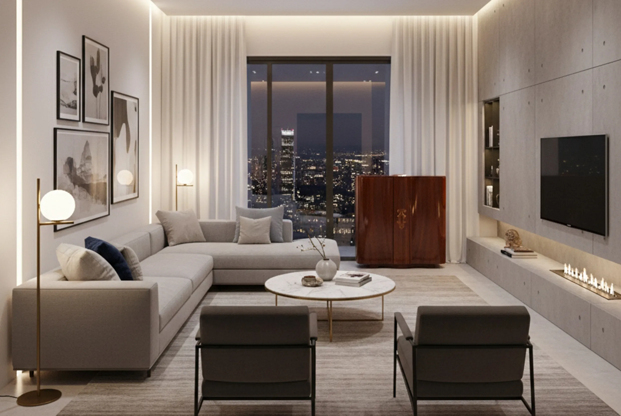 Античный бар в стильном современном интерьере