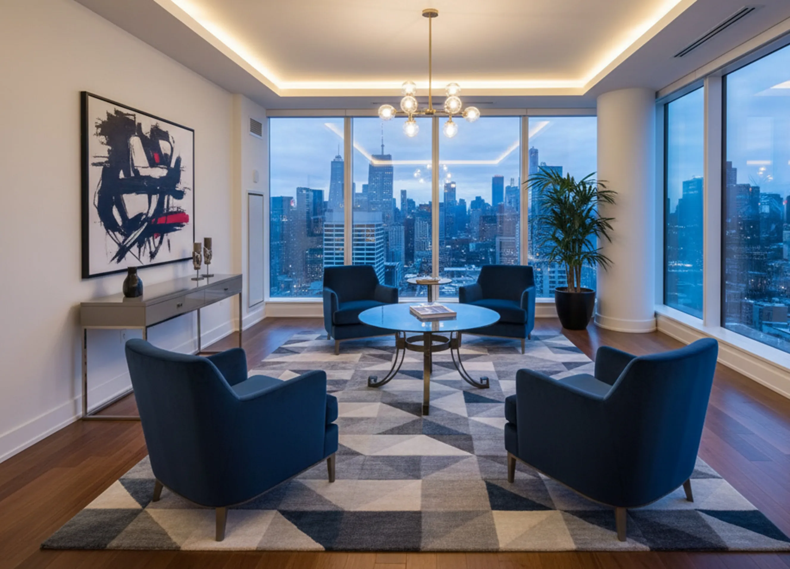 mesa de comedor antigua para seis personas con sillas modernas