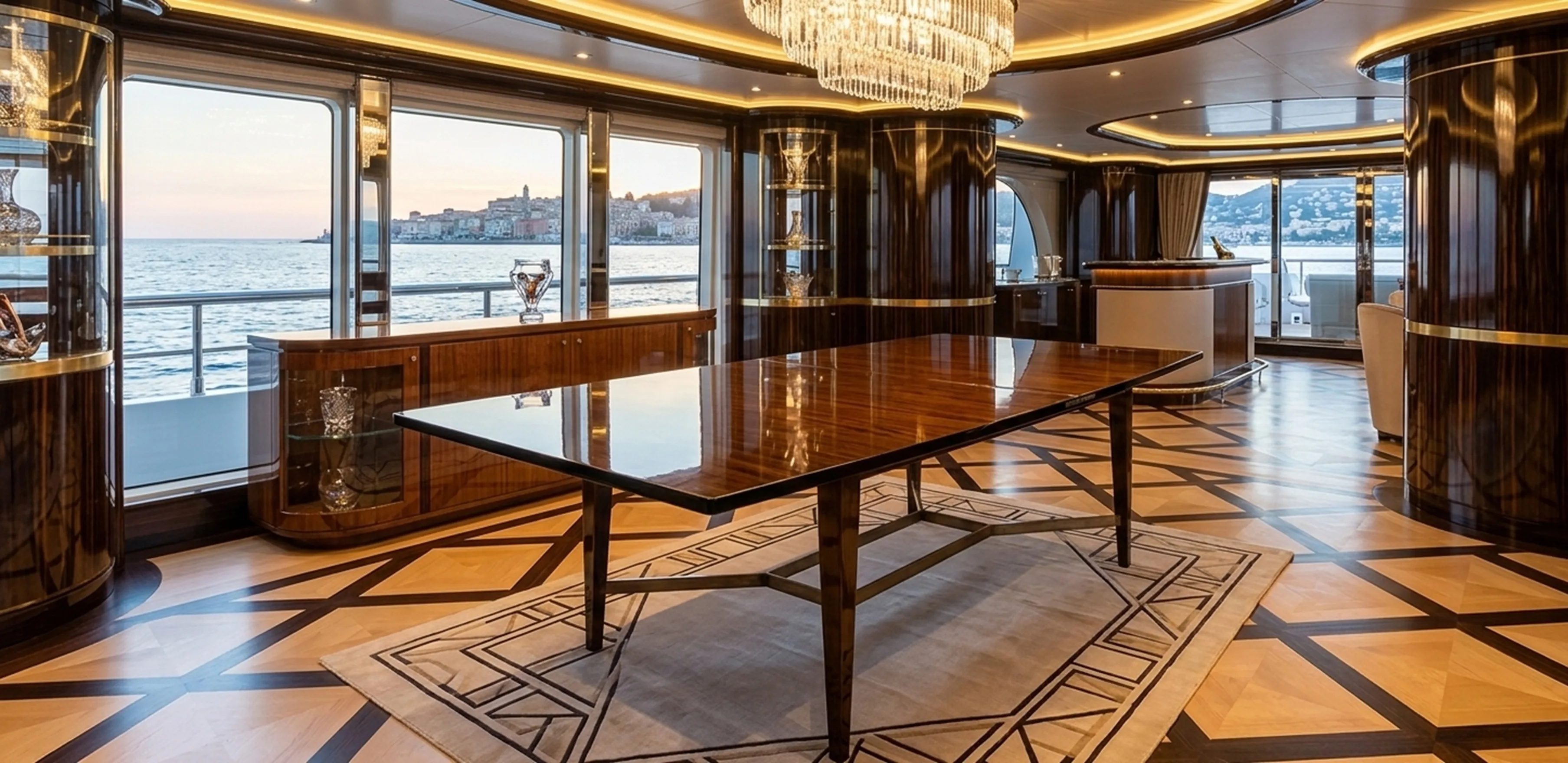 Table à manger ancienne pour 10 ou 6 personnes dans un cadre élégant