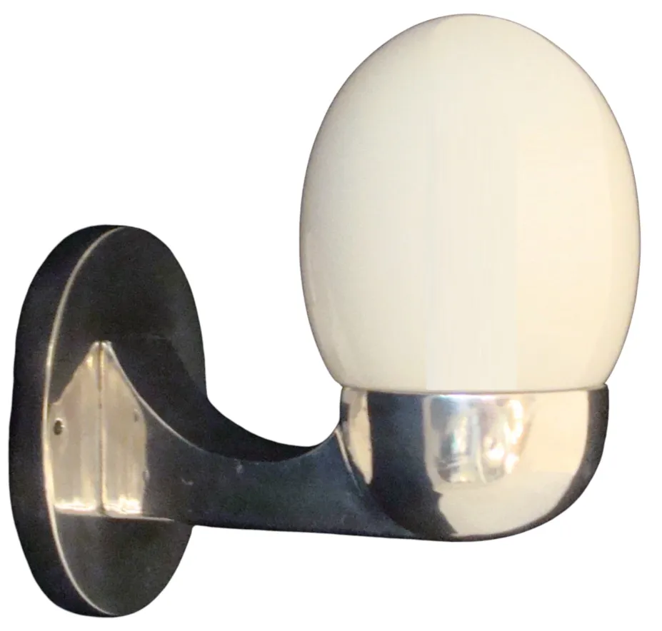 Paire d'appliques antiques avec design ovale moderne