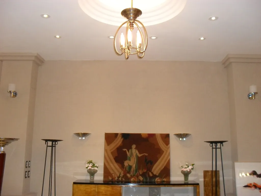 pair of antique sconces with decorative style