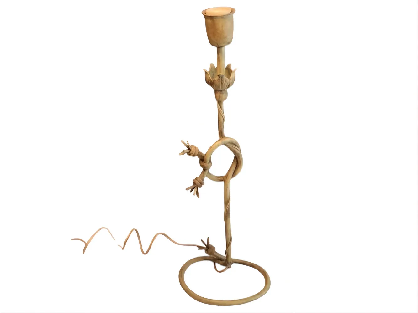 Antique table lamp Art Deco with elegant and unique design.