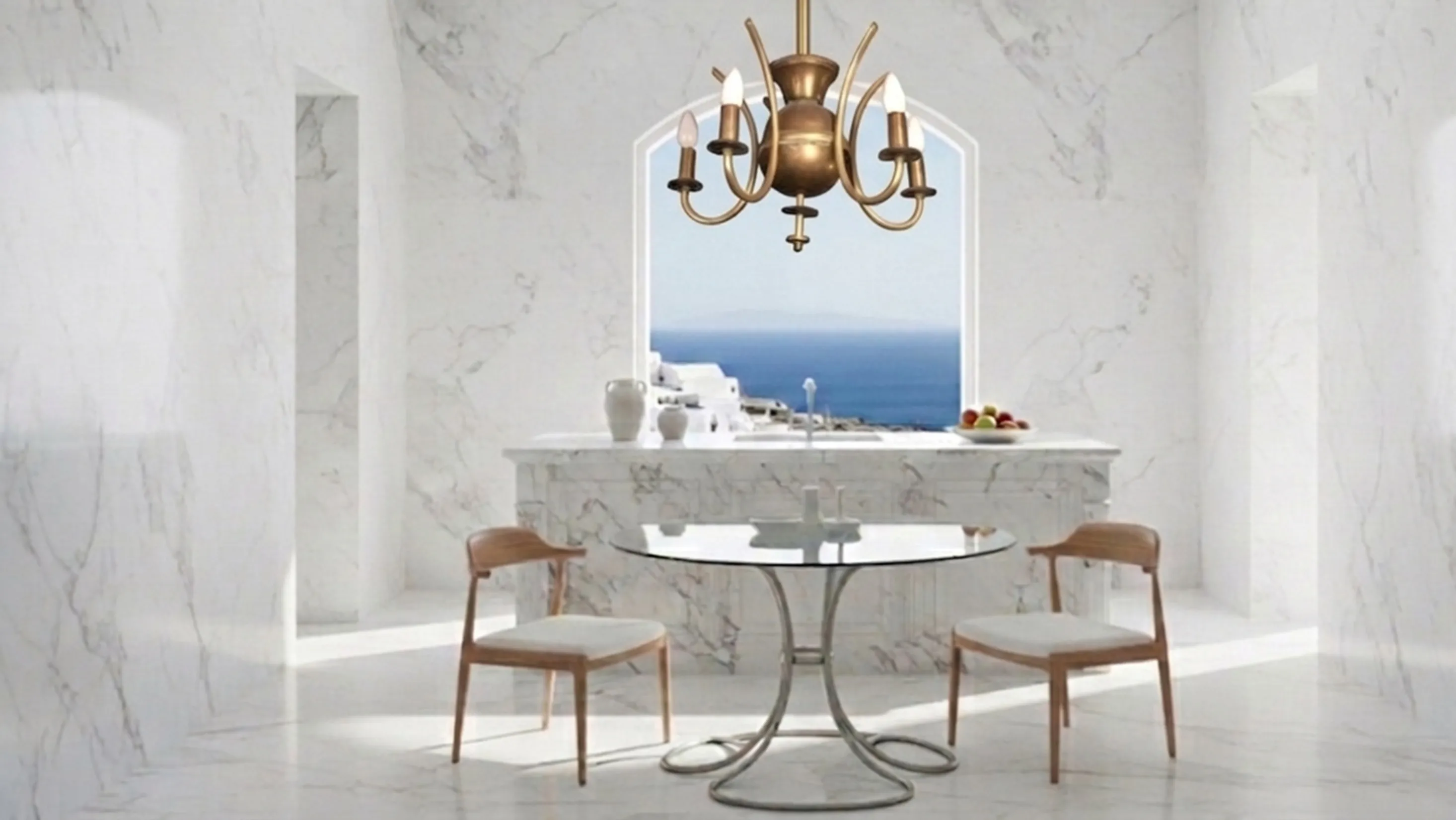 lampada a sospensione antica, elegante, in un ambiente luminoso