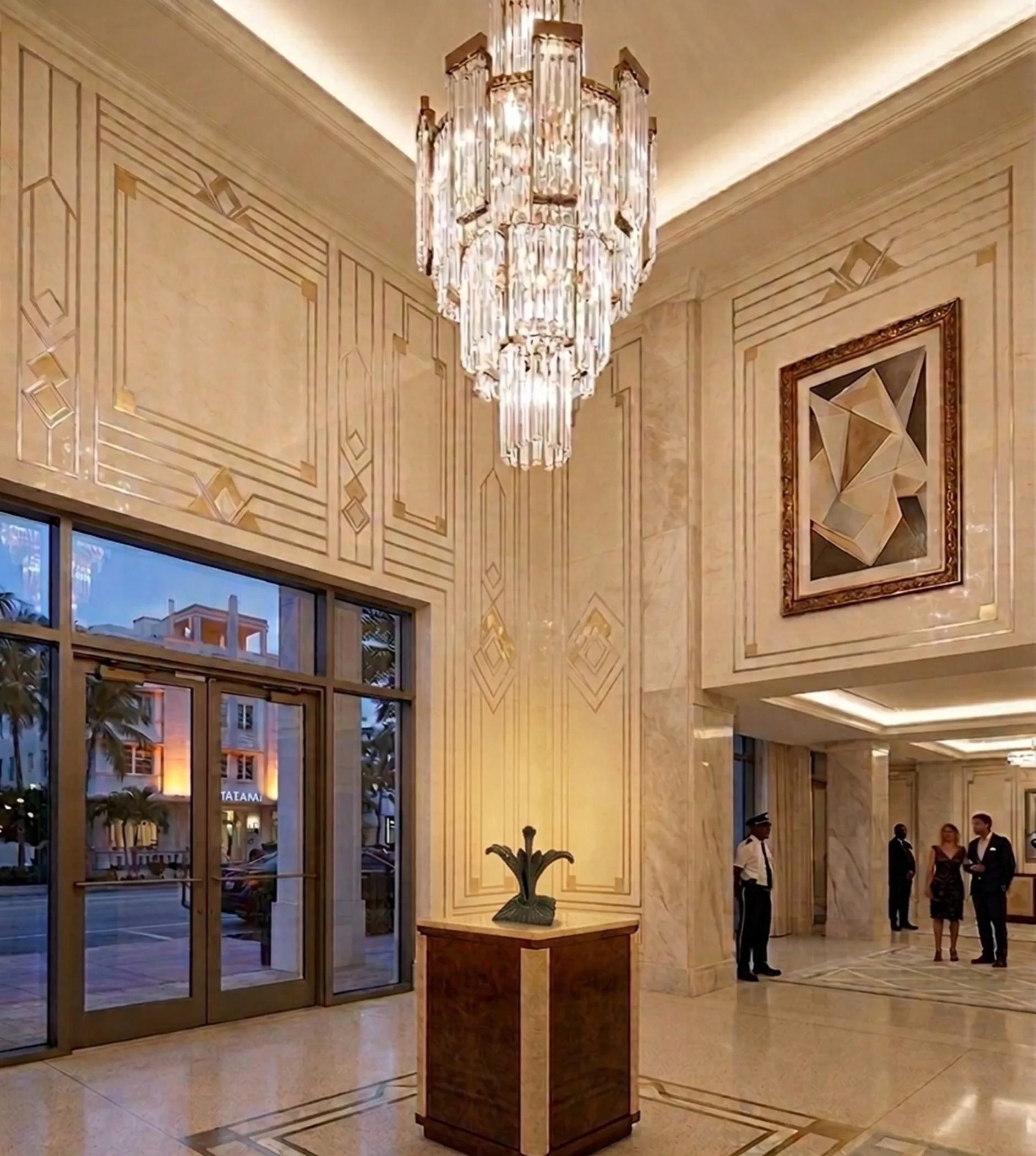 lampe de bureau ancienne avec base décorative dans un espace élégant