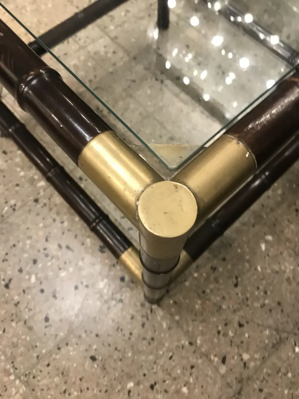 three antique coffee tables, decorative details, pieces by William Billy Haines