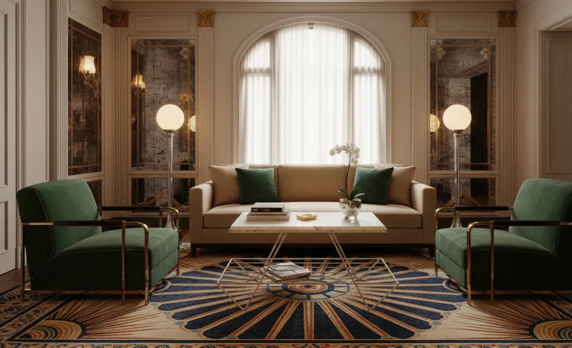 mesa antigua de jardín con decoración