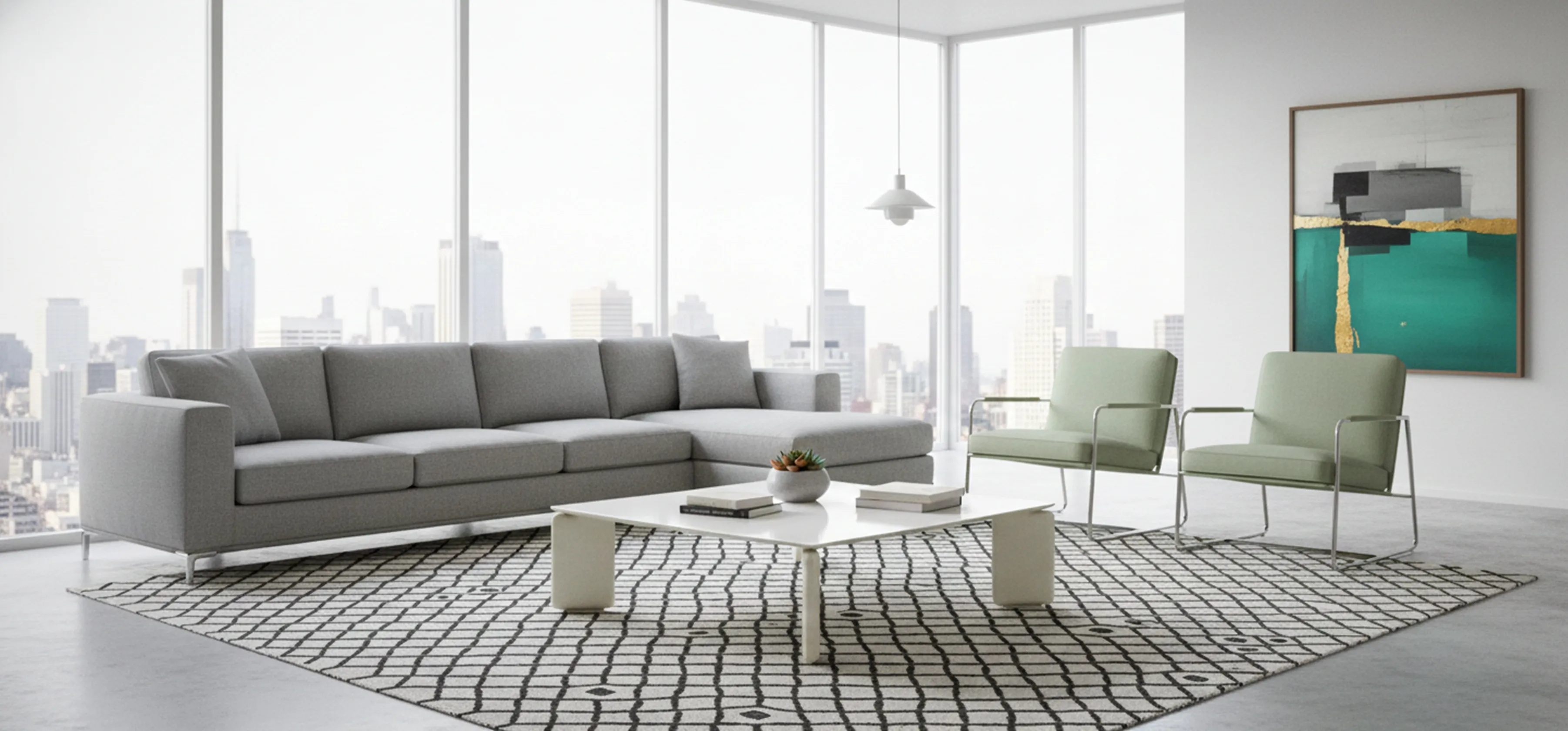 Antique coffee table vico magistretti in a modern setting