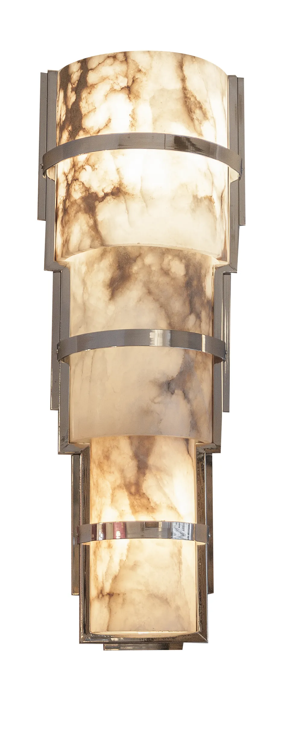 Par de luminárias de parede antigas, design elegante e clássico