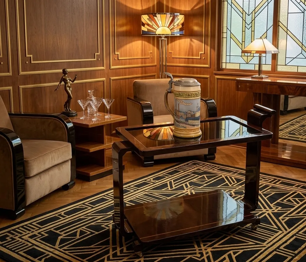 Antica ceramica della cerveceria Quilmes in un ambiente elegante