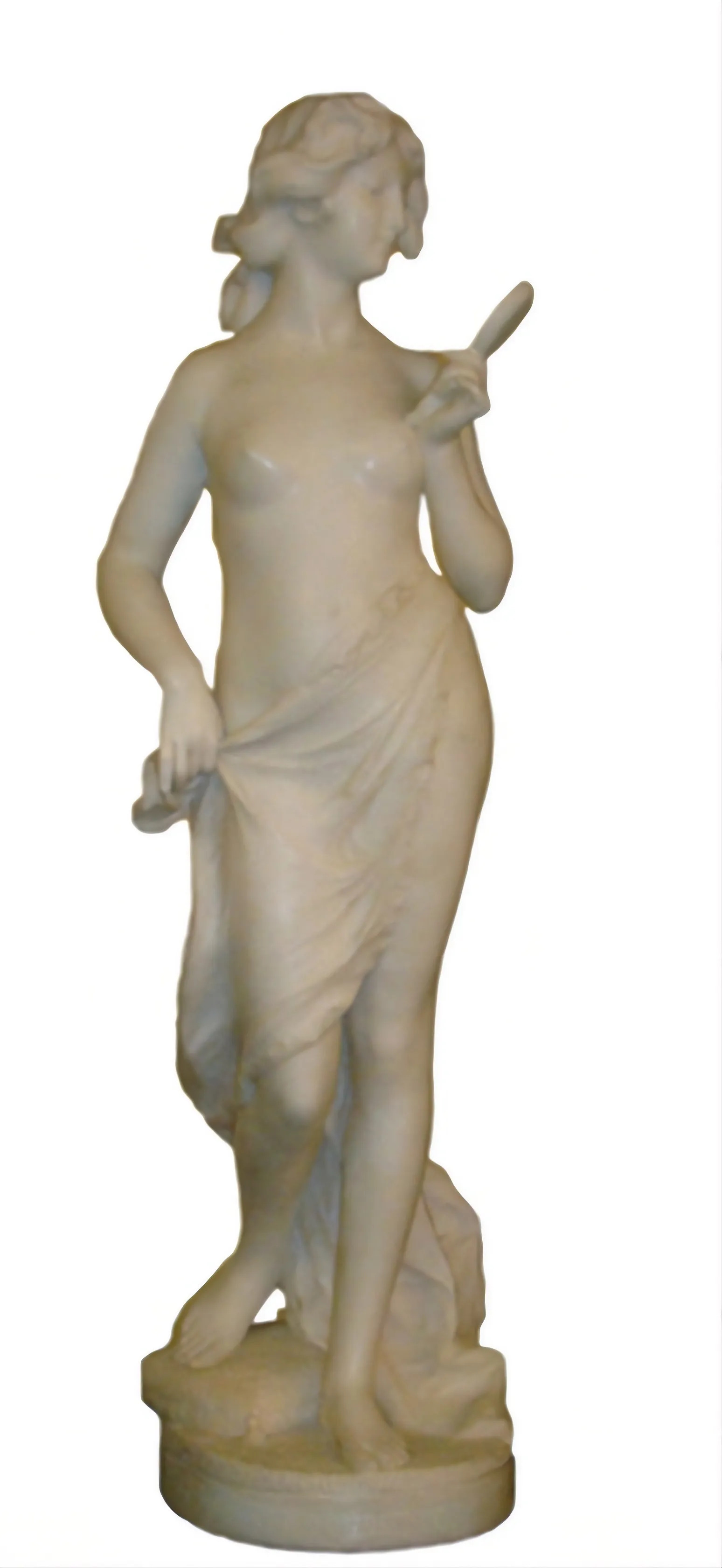 تمثال قديم مجسم أنثوي مع مرآة Galleria Lapini Florenz