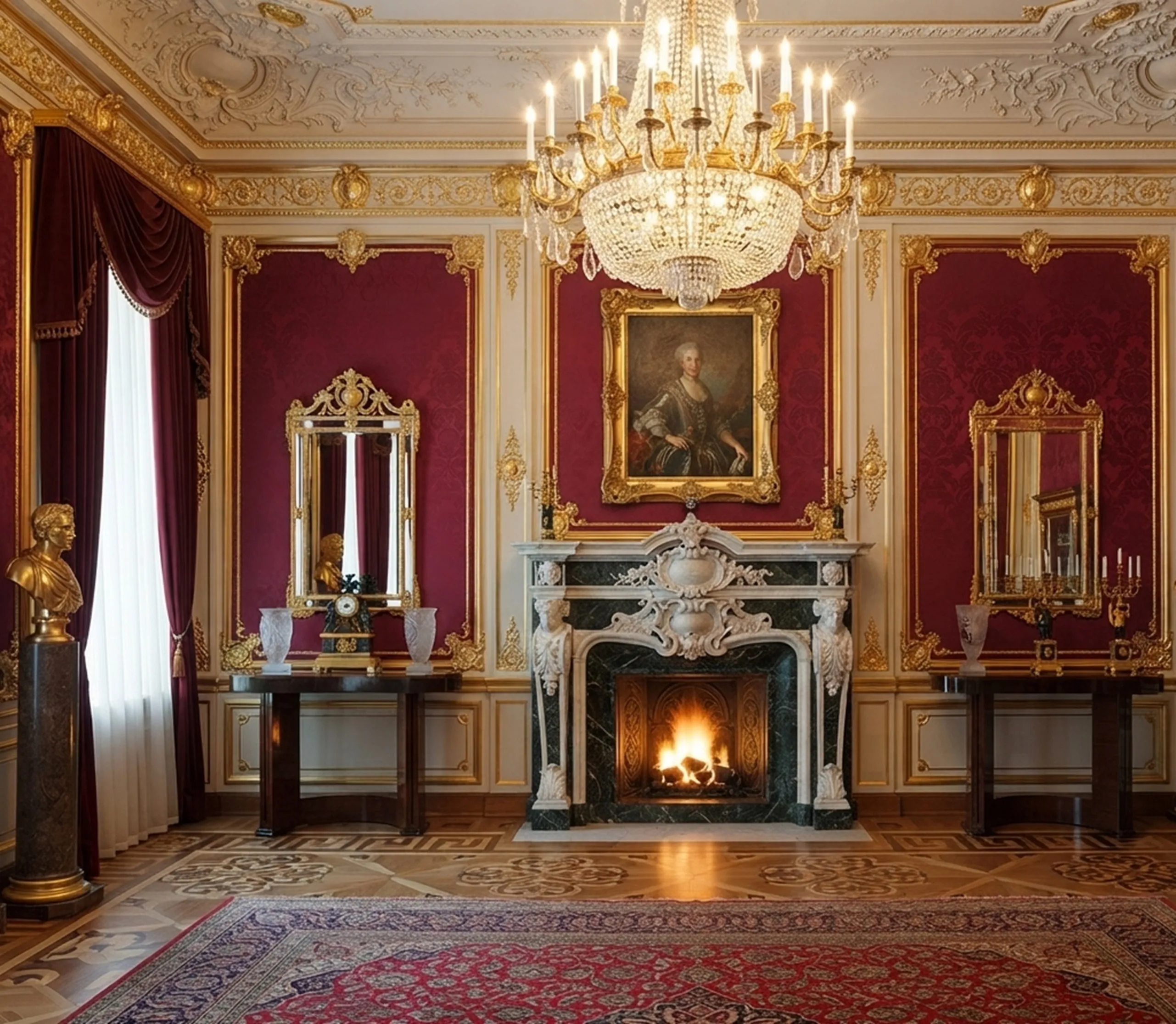 deux dresuars anciens dans un cadre décoratif et élégant