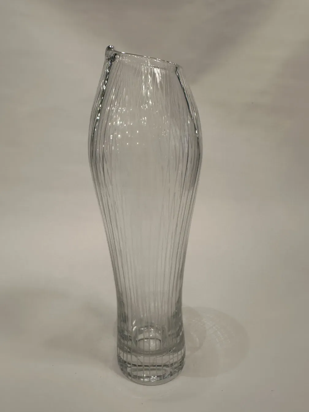 elegant antique signed glass by tapio wirkkala in a stylish shape