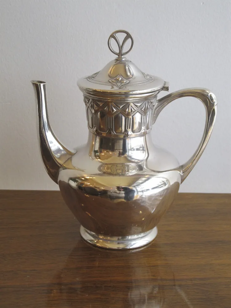 vintage tea set WMF with elegant design tray
