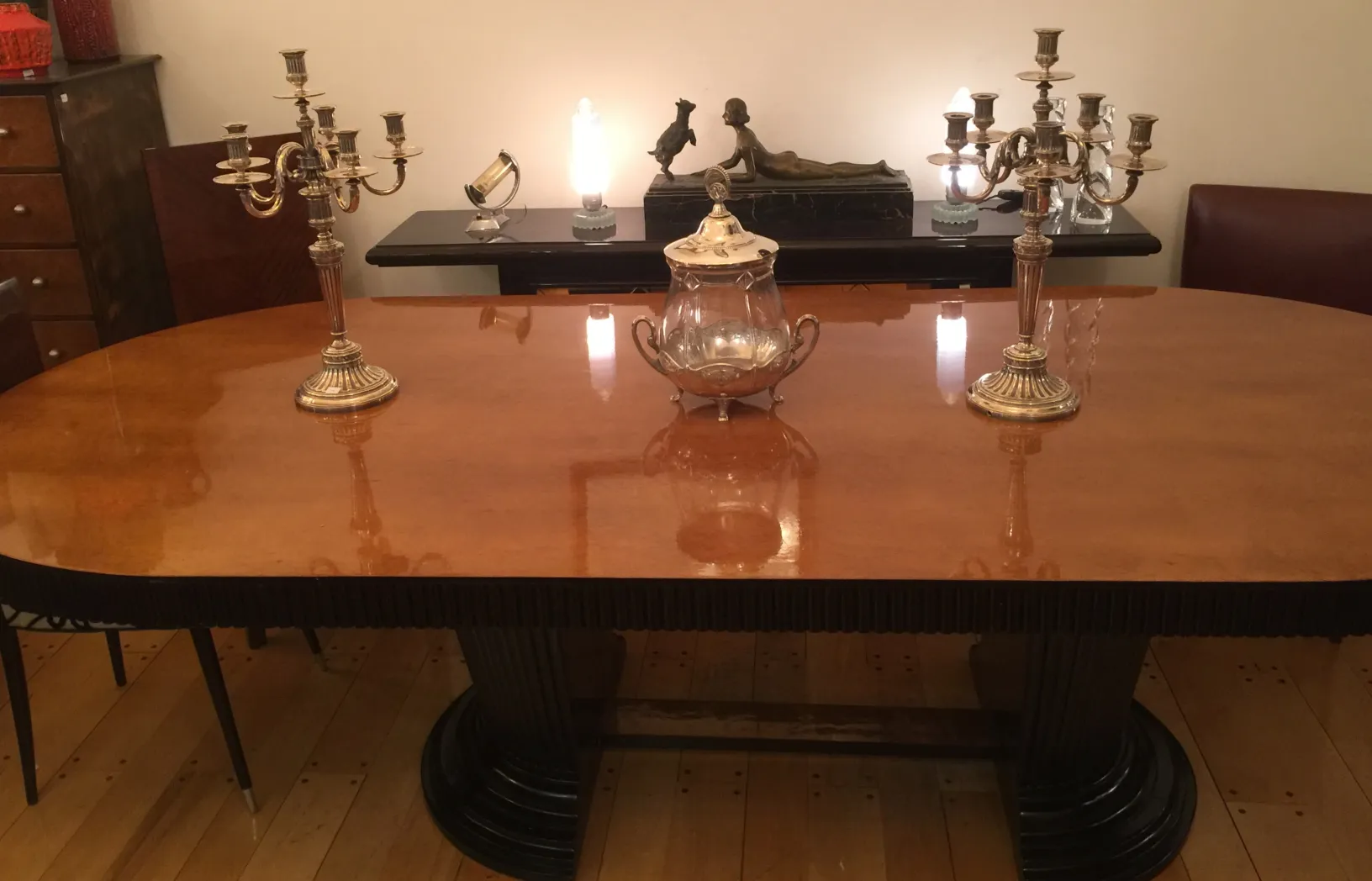 antike wmF bowle mit elegantem design und ornamentalen griffen, perfekt für besondere anlässe.