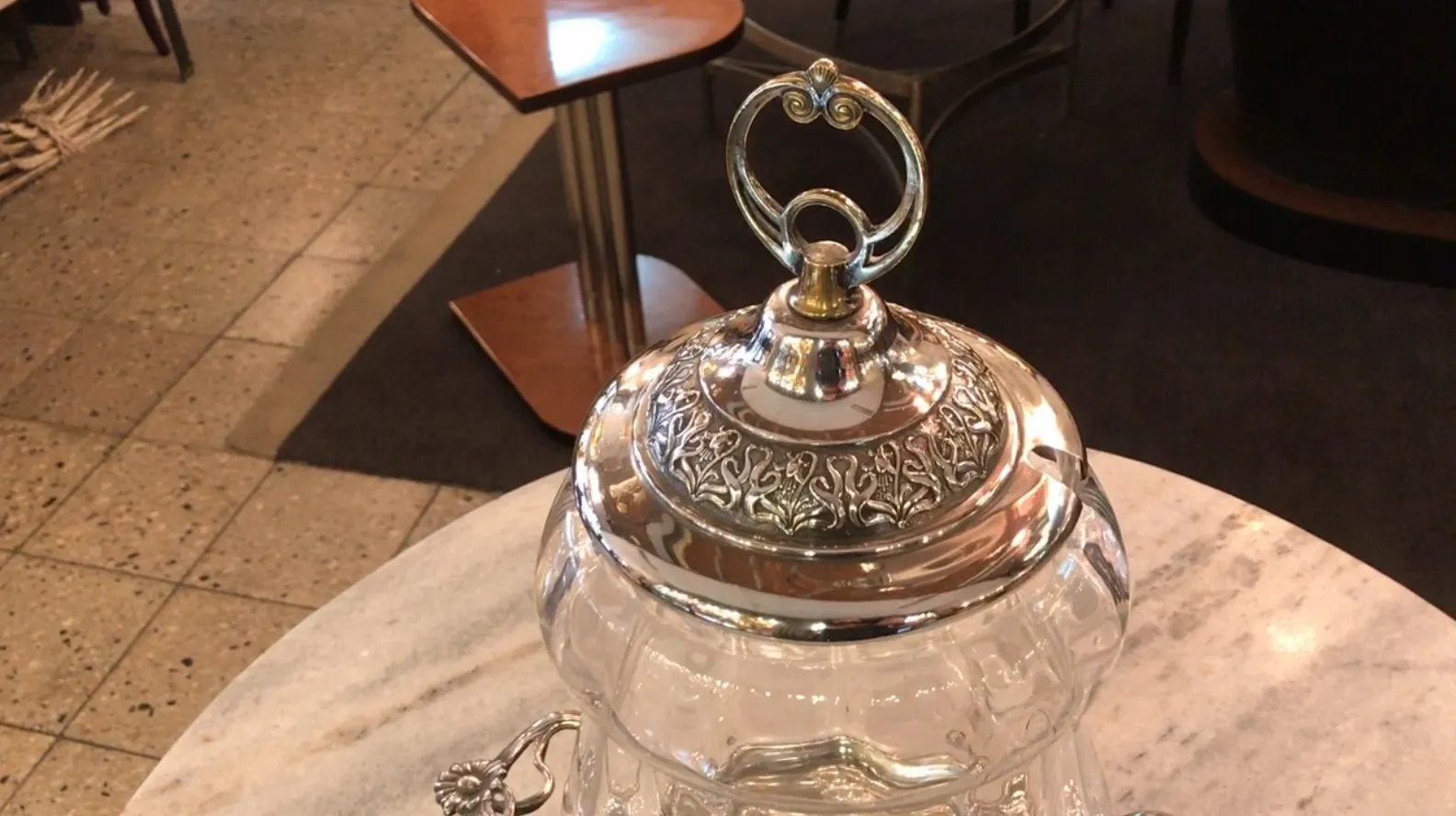 古董潘趣酒碗 wmf 带盖及金属装饰设计