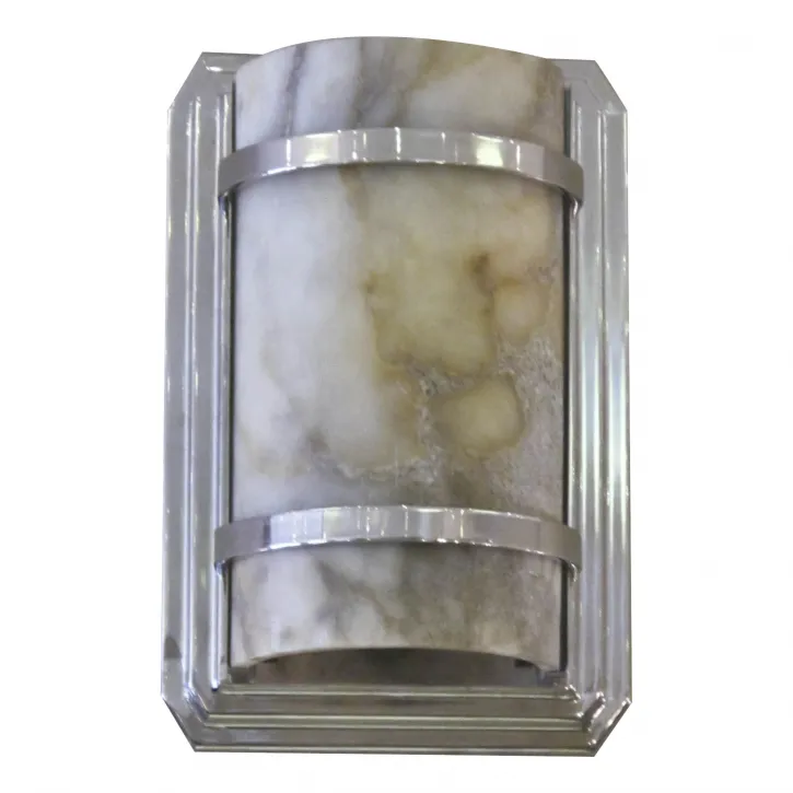 Pair of antique sconces with elegant wall finish