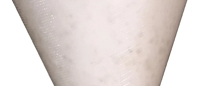 밝은 배경에 고전적인 원뿔형 벽등 한 쌍.