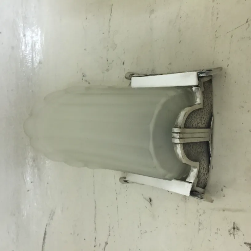 Antique pair of sconces with elegant design and soft light