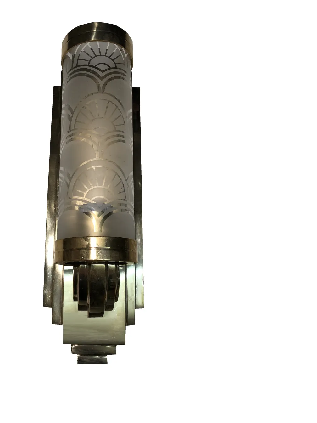 Pair of elegant antique sconces with classic design.