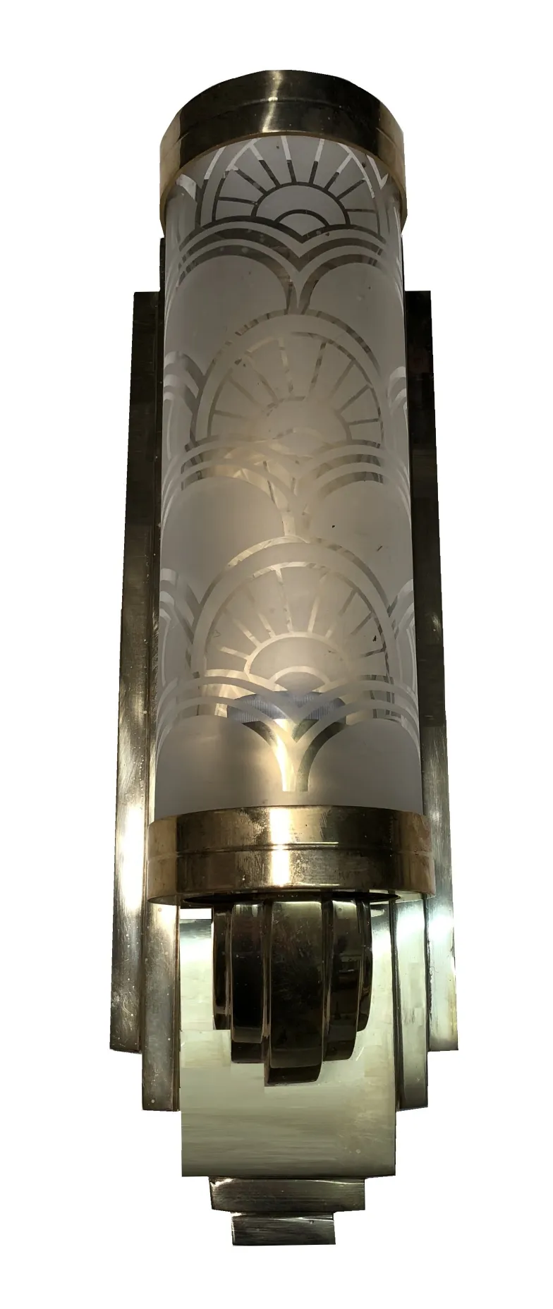 Pair of antique sconces with elegant design, perfect for decor