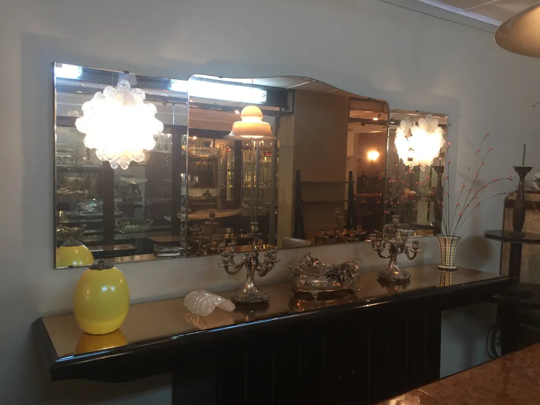 Antique sconces with soft lighting, elegant ambiance.