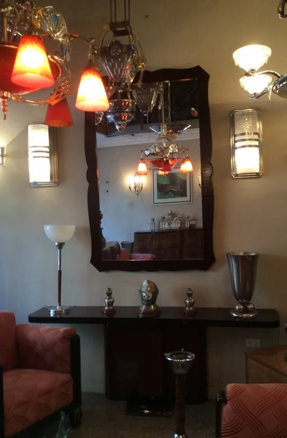 Pair of antique sconces, elegant style, cozy atmosphere