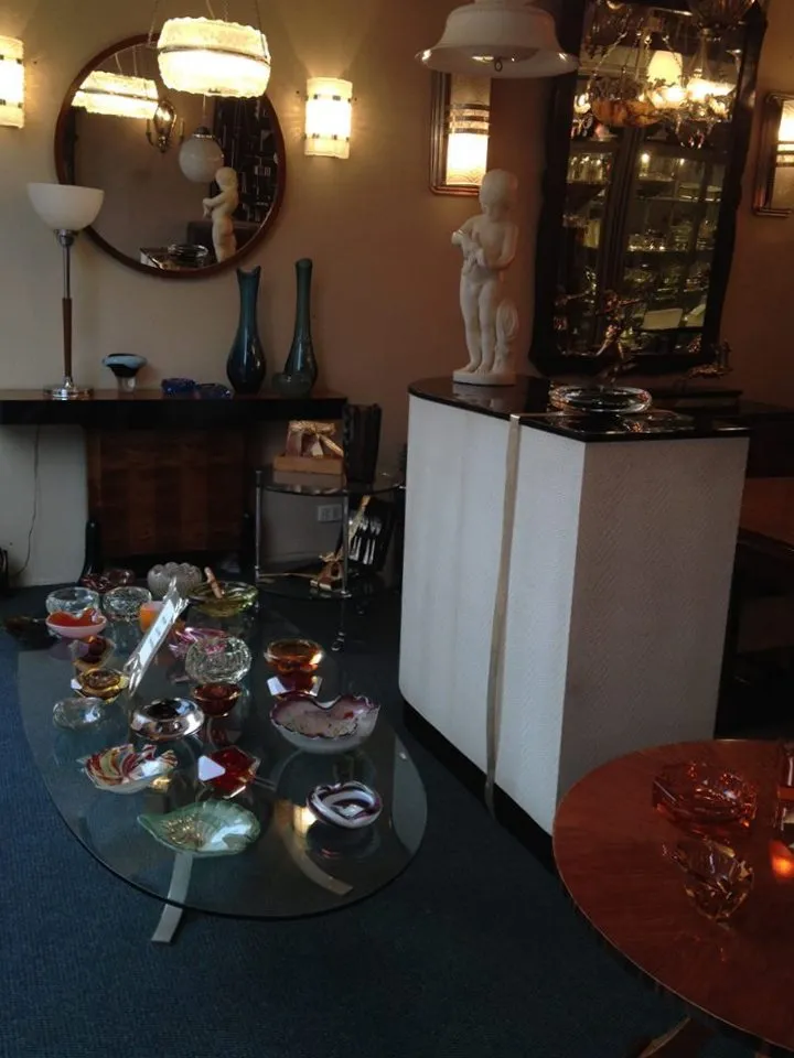 Антикварные 2 бра Orrefors с мягким светом