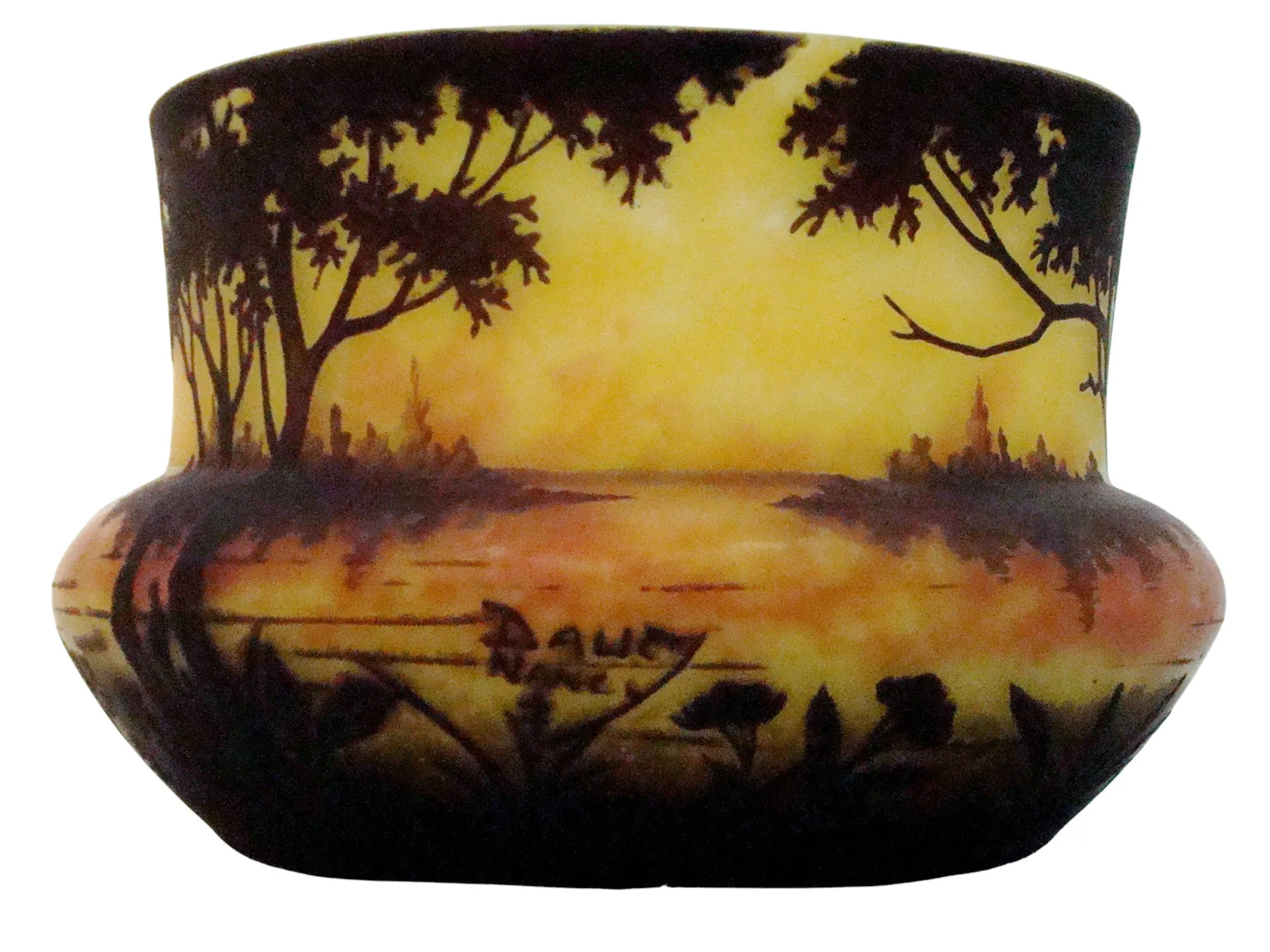 Verre signé (Daum Nancy) (français)