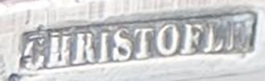 sceau ancien Christofle avec lettres gravées