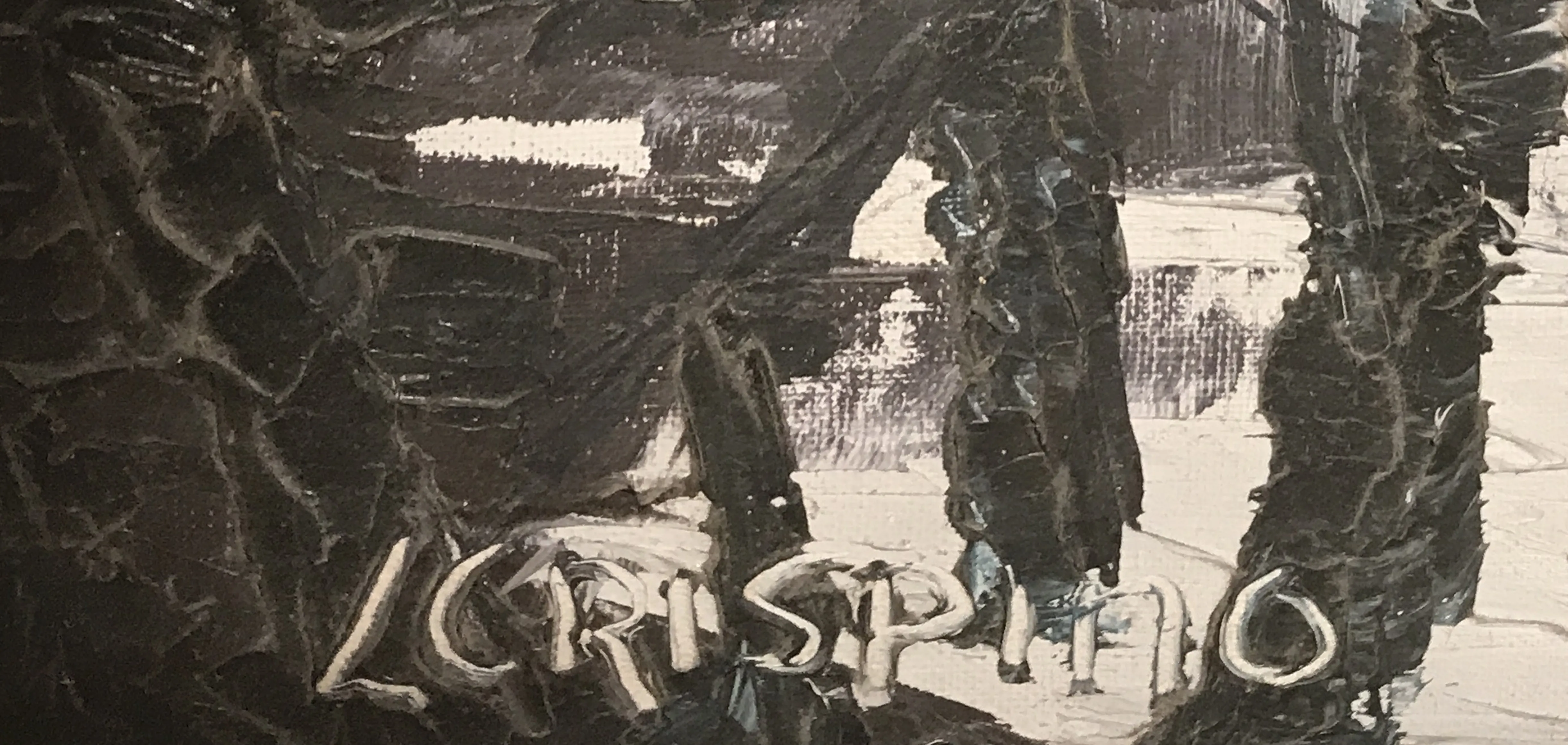 sceau ancien avec inscriptions visibles de Luis Crispino