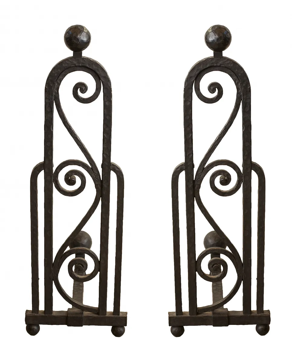 Forgia di ferro di Andirons