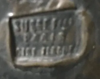 sigillo antico con iscrizioni Susse freres foundry