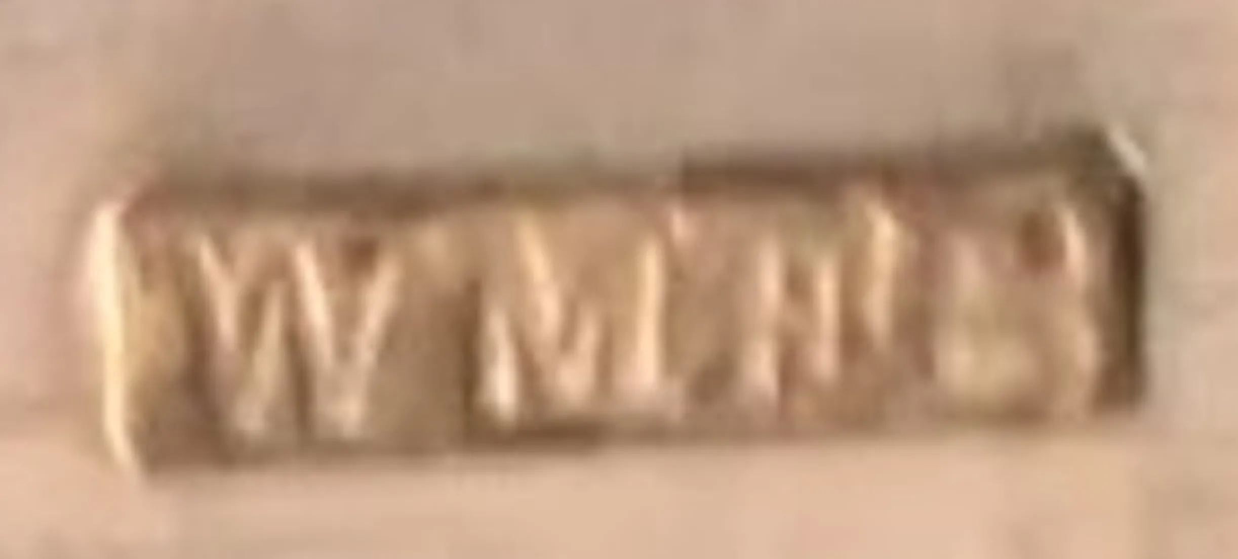 sigillo antico WMF, inciso, sfondo chiaro