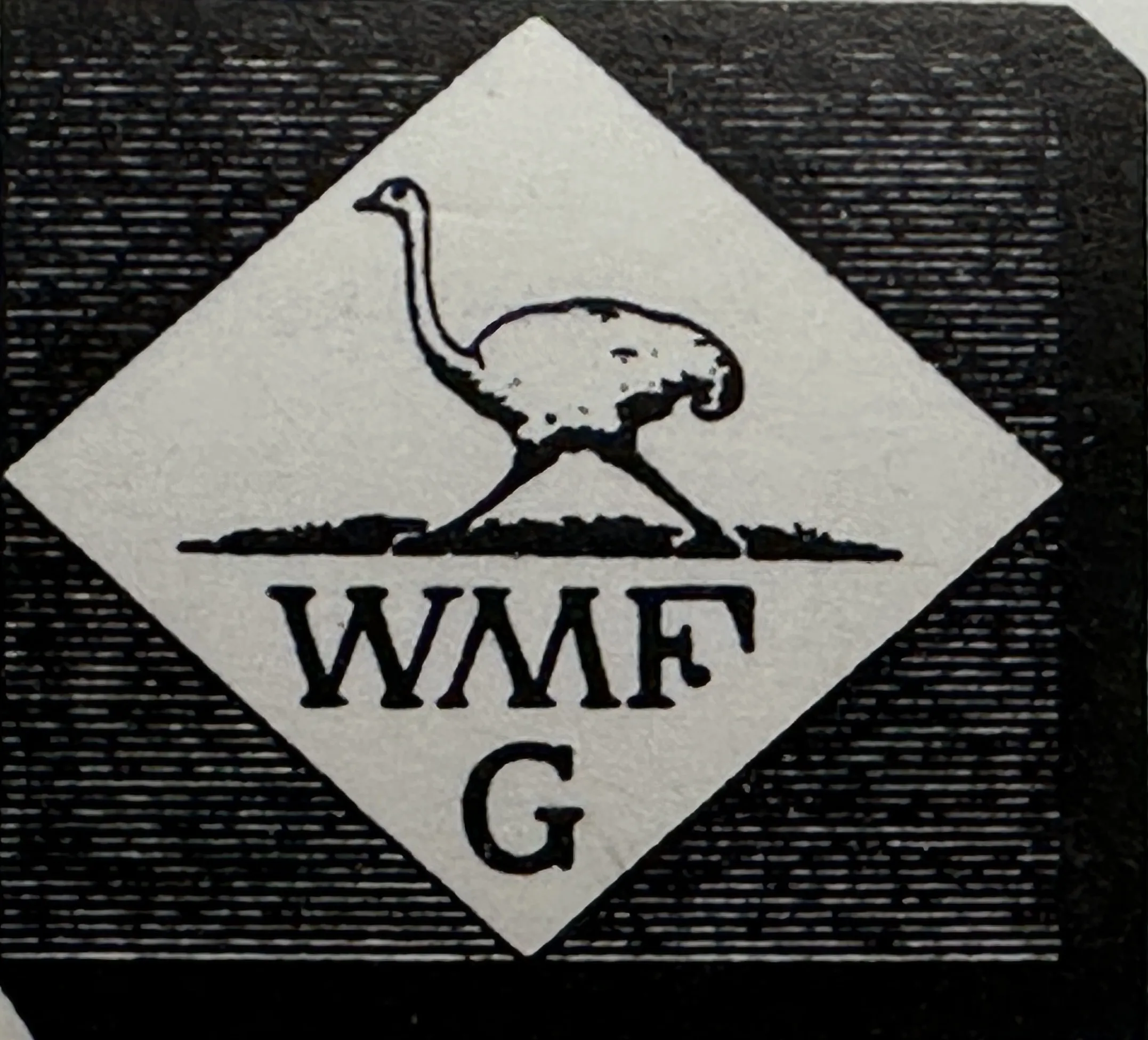古い印章3 WMF G黒いダチョウのデザイン
